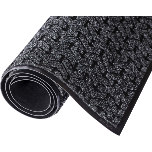 Tapis de couloir Tire-Track, Essuie-pieds/grattoir, 4' x 6' x 3/8", Charbon D. Morneault & Fils