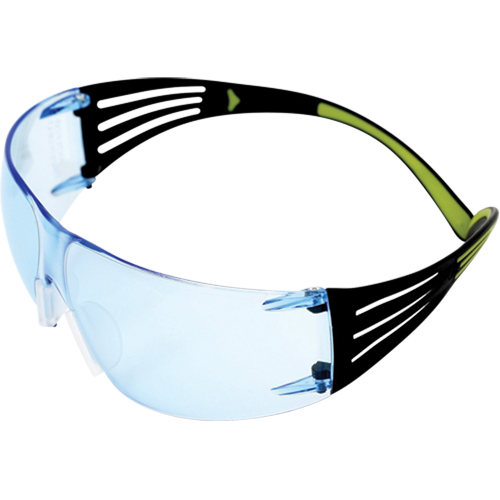 Lunettes de s&eacute;curit&eacute; SecureFit s&eacute;rie 400, Lentille Bleu, Antibu&eacute;e/Anti-&eacute;gratignures, ANSI Z87+/R&eacute;pond ou surpasse la norme CSA Z94.3 D. Morneault & Fils