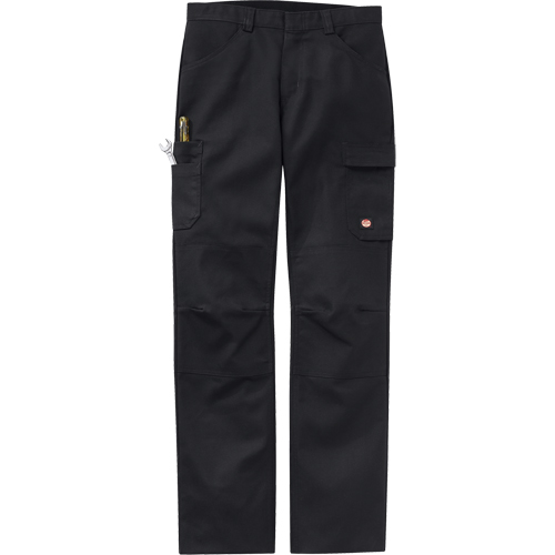 Performance Shop Pants, Canvas/Cotton/Polyester, Black, Size 30, 37 Inseam D. Morneault & Fils