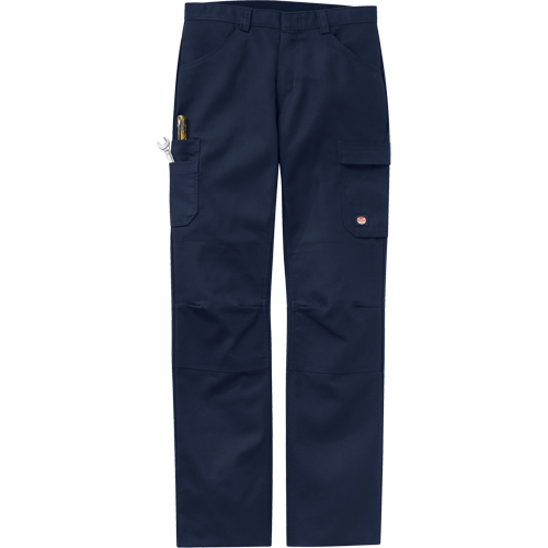 Performance Shop Pants, Canvas/Cotton/Polyester, Navy Blue, Size 30, 37 Inseam D. Morneault & Fils