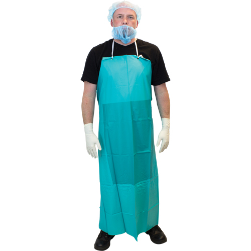 PVC Aprons, PVC, Green, 36" W x 50" L D. Morneault & Fils