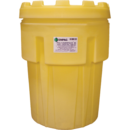 Barils de r&eacute;cup&eacute;ration Poly-Overpack, 95 gal. US, Stationnaire D. Morneault & Fils