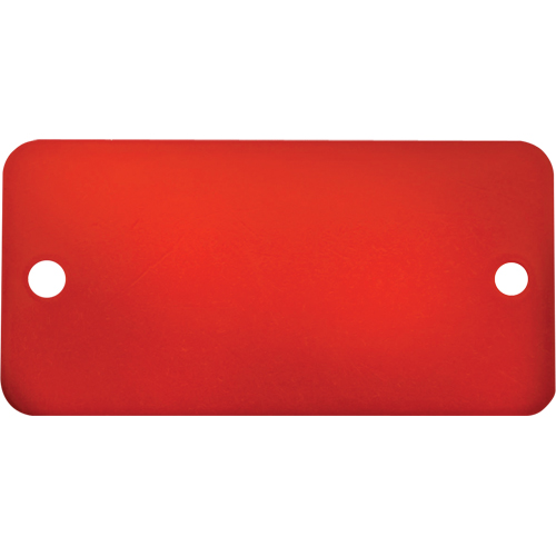 Blank Tags, Aluminum, 3" W x 1" H D. Morneault & Fils