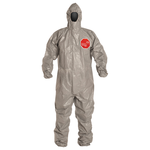 Tychem&reg; 6000 Coveralls, X-Large, Grey D. Morneault & Fils