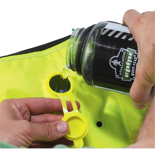 Vestes refroidissantes &agrave; &eacute;vaporation s&egrave;che Chill-Its 6685, Moyen, Jaune lime haute visibilit&eacute; D. Morneault & Fils