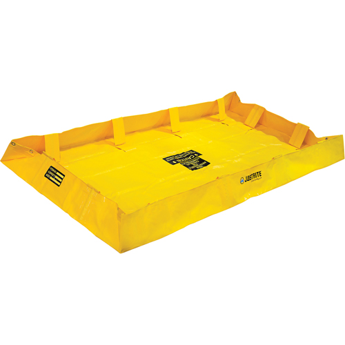 Berme de confinement Lite QuickBerm , Capacit&eacute; 159 gal., 4' la x 8' lo x 8" h, Support &agrave; encliqueter D. Morneault & Fils