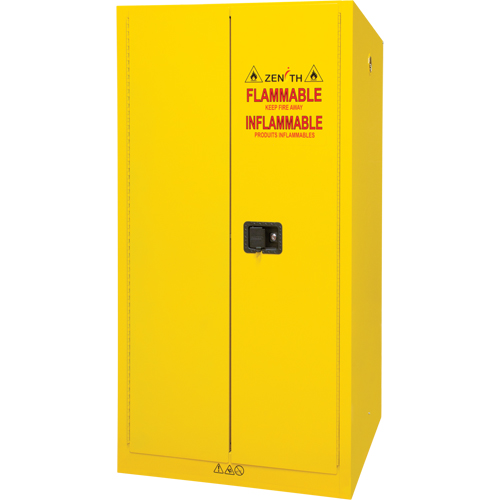 Armoire pour produits inflammables, 60 gal., 2 Porte(s), 34" La x 65" h x 34" p D. Morneault & Fils