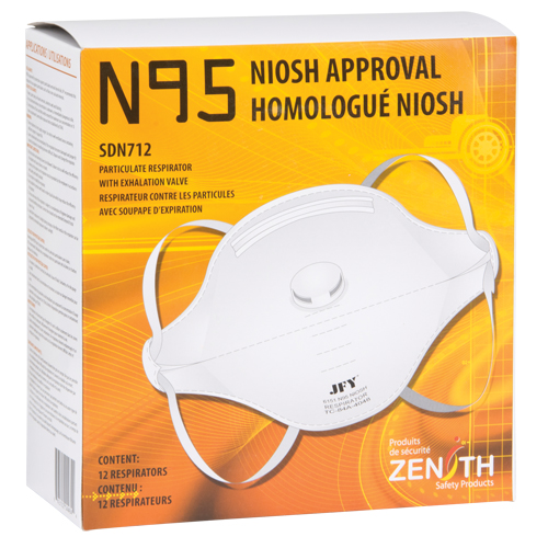 Particulate Respirator, N95, NIOSH Certified, Medium/Large D. Morneault & Fils