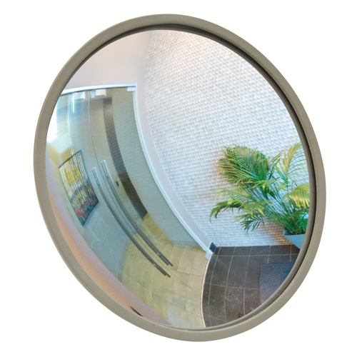 Convex Mirror with Bracket, Indoor/Outdoor, 12" Diameter D. Morneault & Fils