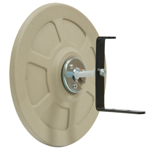 Convex Mirror with Bracket, Indoor/Outdoor, 12" Diameter D. Morneault & Fils