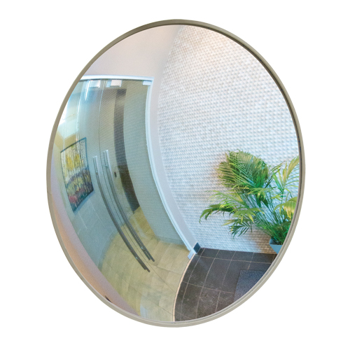 Convex Mirror with Bracket, Indoor/Outdoor, 30" Diameter D. Morneault & Fils