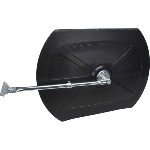 Roundtangular Convex Mirror with Telescopic Arm, 24" H x 36" W, Indoor/Outdoor D. Morneault & Fils