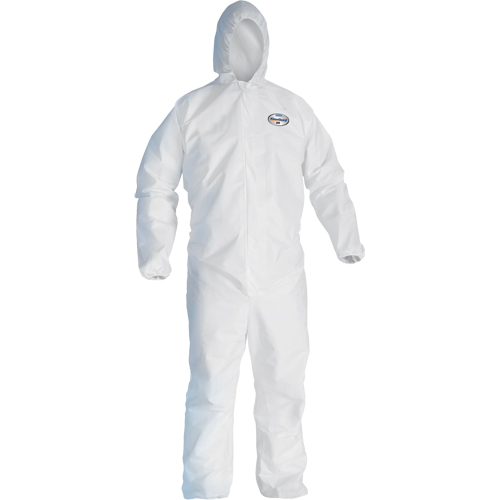 Combinaison Kleenguard A45 contre les liquides, les particules de pr&eacute;paration des surfaces et la peinture, Petit, Blanc, Micropore D. Morneault & Fils