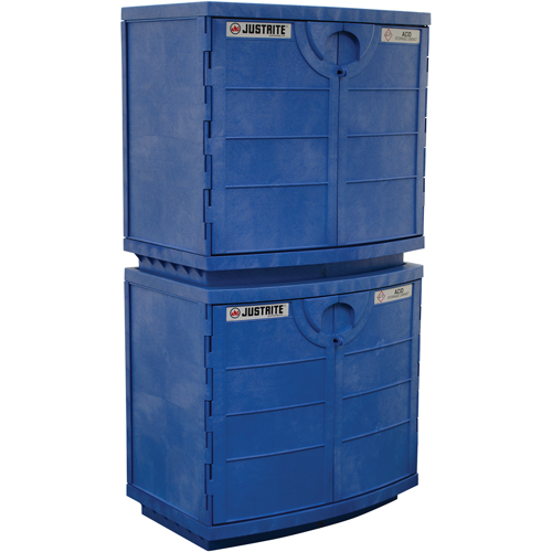 Polyethylene Corrosive/Acid Cabinet, 24 gal., 36" x 35" x 25" D. Morneault & Fils
