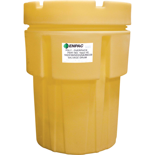 Barils de r&eacute;cup&eacute;ration Poly-Overpack 65, 65 gal. US, Stationnaire D. Morneault & Fils