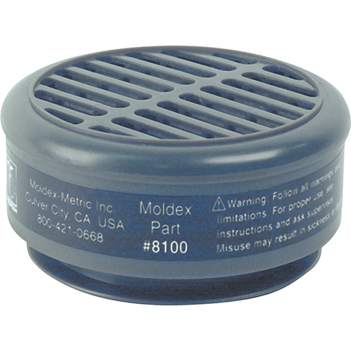 8000 Series Replacement Cartridges, Gas/Vapour Cartridge, Organic Vapour D. Morneault & Fils