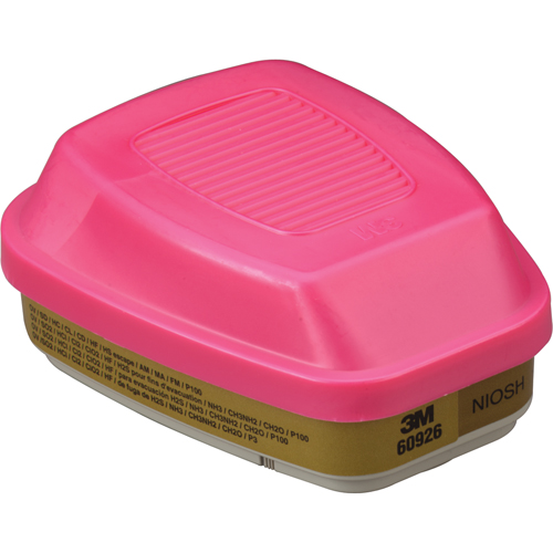 6000 Series Respirator Cartridges, Gas/Vapour Cartridge, Multi-Gas/Vapour/P100 D. Morneault & Fils