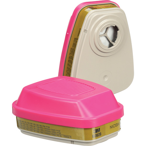 6000 Series Respirator Cartridges, Gas/Vapour Cartridge, Multi-Gas/Vapour/P100 D. Morneault & Fils