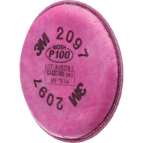 Pr&eacute;filtres pour respirateurs s&eacute;rie 2000, Filtre contre les particules, Vapeurs organiques/P100 D. Morneault & Fils