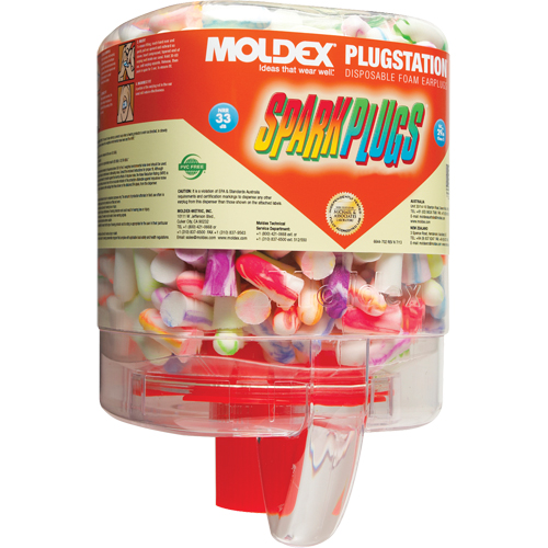 Distributeurs de bouchons d'oreilles Plugstation SparkPlugs D. Morneault & Fils