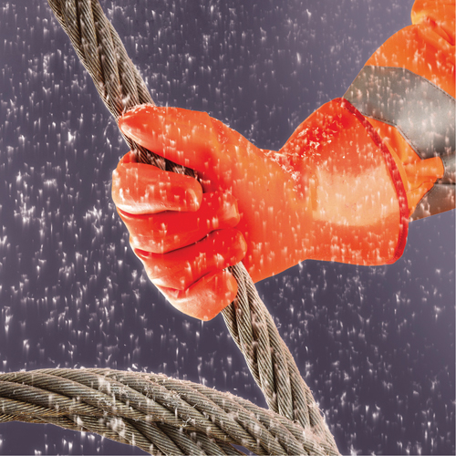 Gants Polar Grip 23-700, 9/Grand, R&ecirc;vetement PVC, Enveloppe en Nylon D. Morneault & Fils