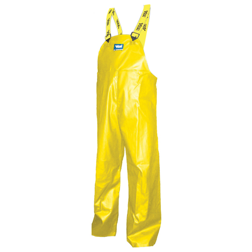 Journeyman&reg; Bib Pants, 3X-Large, Polyester/PVC, Yellow D. Morneault & Fils