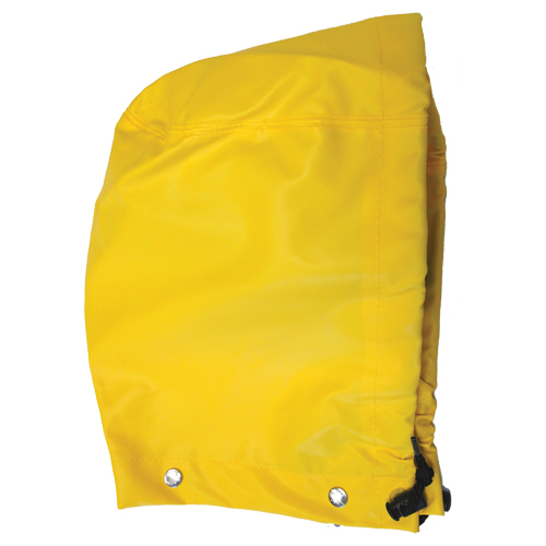 Journeyman&reg; Hood, One Size, Yellow, Polyester/PVC D. Morneault & Fils