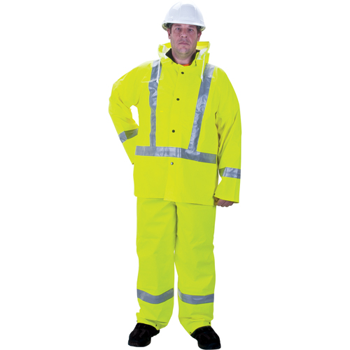 Imperm&eacute;able pour la circulation de premi&egrave;re qualit&eacute; RZ900, Petit, Jaune lime haute visibilit&eacute; D. Morneault & Fils