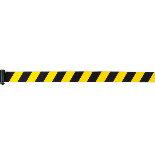 Tape Cassettes for Build-Your-Own Crowd Control Barriers, 7', Yellow Tape D. Morneault & Fils