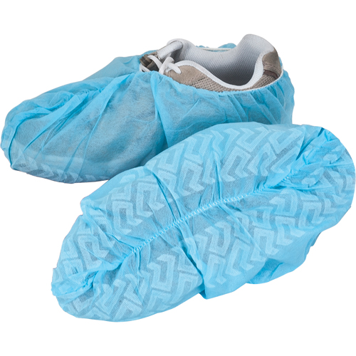 Shoe Covers, X-Large, Polypropylene, Blue D. Morneault & Fils