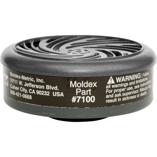 Filtres pour respirateur s&eacute;rie 7000/9000, Cartouche gaz/vapeur, Vapeur organique D. Morneault & Fils
