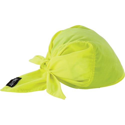 Chill-Its&reg; 6710CT Cooling Triangle Hats, High Visibility Lime-Yellow D. Morneault & Fils