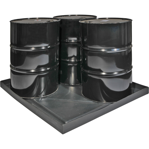 Coquilles de d&eacute;versements Econo Spill Shells , 51" lo x 47" la x 5" h, Cap. de d&eacute;versement 36 gal. US D. Morneault & Fils