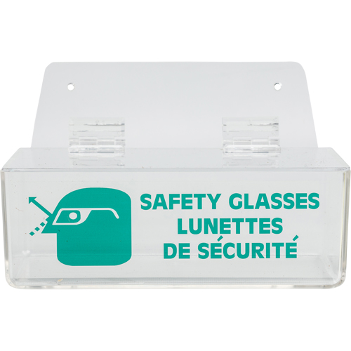 Distributeur de lunettes de s&eacute;curit&eacute; avec couvercle D. Morneault & Fils