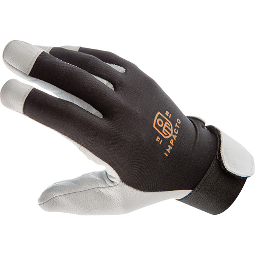 Anti-Vibration Air Glove&reg;, Size Medium, Pearl Leather Palm D. Morneault & Fils
