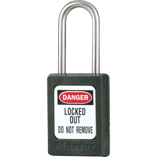 Cadenas de s&eacute;curit&eacute; S31 Zenex, Noir, Cl&eacute;s diff&eacute;rentes, Thermoplastique, Largeur de 1-3/8" D. Morneault & Fils