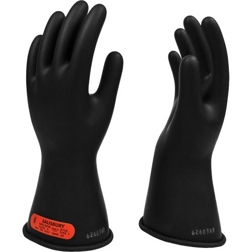 Gants isolants en caoutchouc Salisbury, ASTM classe 0, Taille 7, 11" lo D. Morneault & Fils