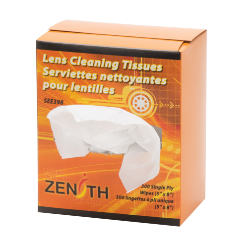 Serviettes nettoyantes pour lentilles, 5" x 8", 300 /pqt. D. Morneault & Fils