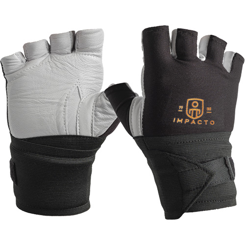 Anti-Vibration Gloves- Left, Size Small, Grain Leather Palm D. Morneault & Fils