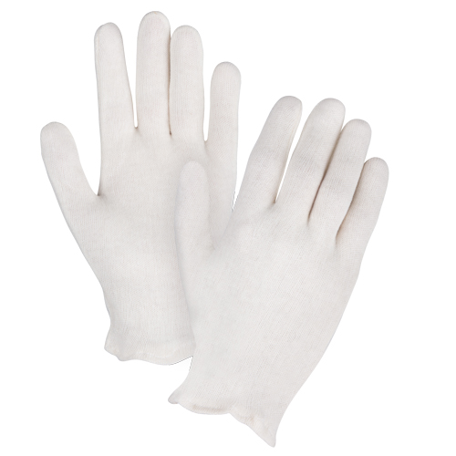 Mediumweight Inspection Gloves, Poly/Cotton, Hemmed Cuff, Ladies D. Morneault & Fils