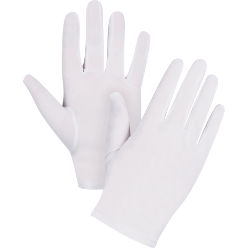 Low-Lint Inspection Gloves, Nylon, Hemmed Cuff, Ladies D. Morneault & Fils