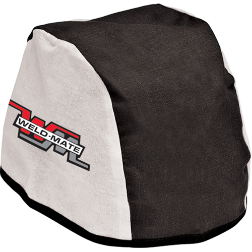 Cotton Welder's Beanie, One Size, Black/White D. Morneault & Fils