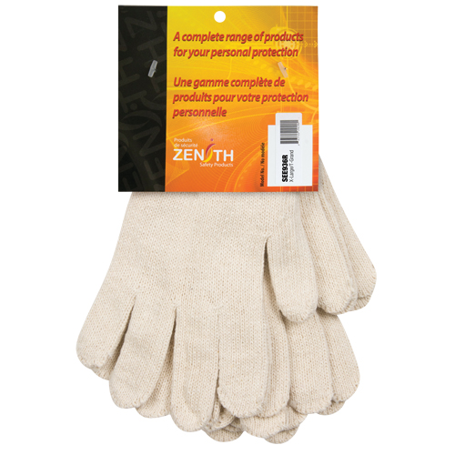 Gants en tricot de poids lourd, Poly/coton, Calibre 7, T-Grand D. Morneault & Fils