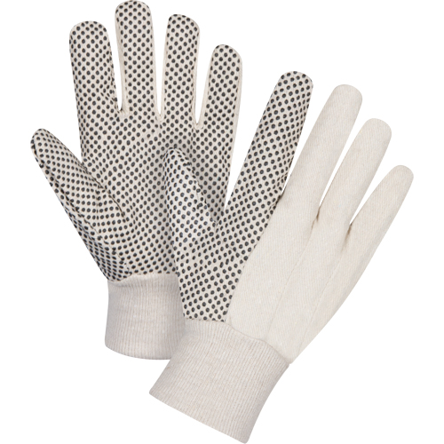 Gants en toile de coton &agrave; pois sur la paume, 8 oz, Petit D. Morneault & Fils