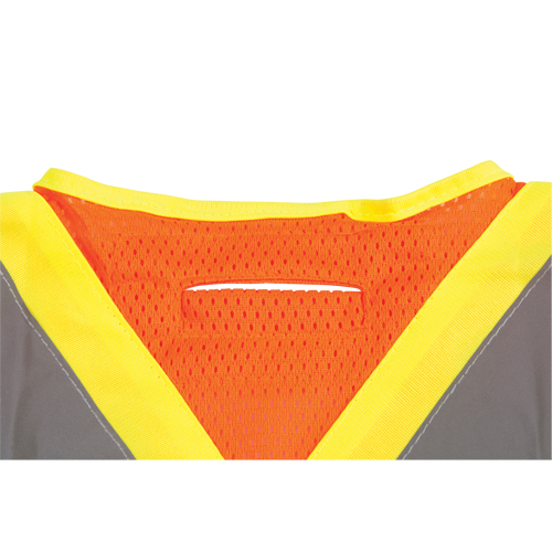 CSA Compliant High Visibility Surveyor Vest, High Visibility Orange, X-Large, Polyester D. Morneault & Fils