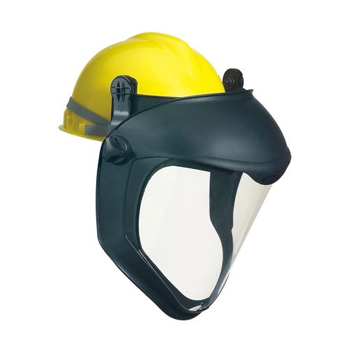 Uvex&reg; Bionic Faceshield with Hardhat Adapter, Polycarbonate D. Morneault & Fils