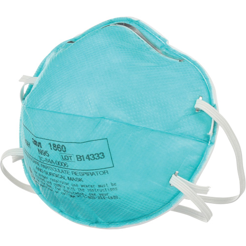 1860 Particulate Healthcare Respirator, N95, NIOSH Certified D. Morneault & Fils
