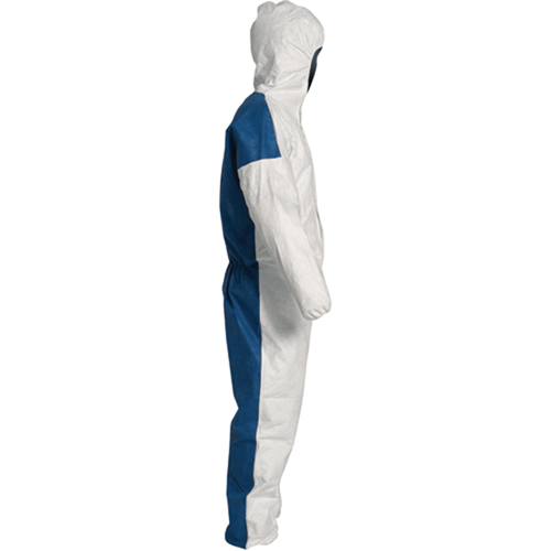 Hooded Coveralls, X-Large, Blue/White, Tyvek&reg; 400 D D. Morneault & Fils