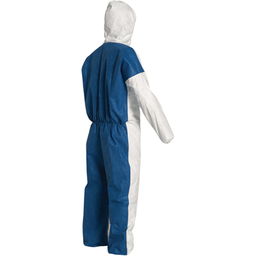 Hooded Coveralls, X-Large, Blue/White, Tyvek&reg; 400 D D. Morneault & Fils