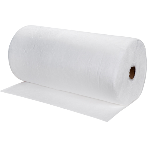Premium Meltblown Sorbent Rolls, Mediumweight, 150' L x 30" W, 40 gal. Absorbancy D. Morneault & Fils